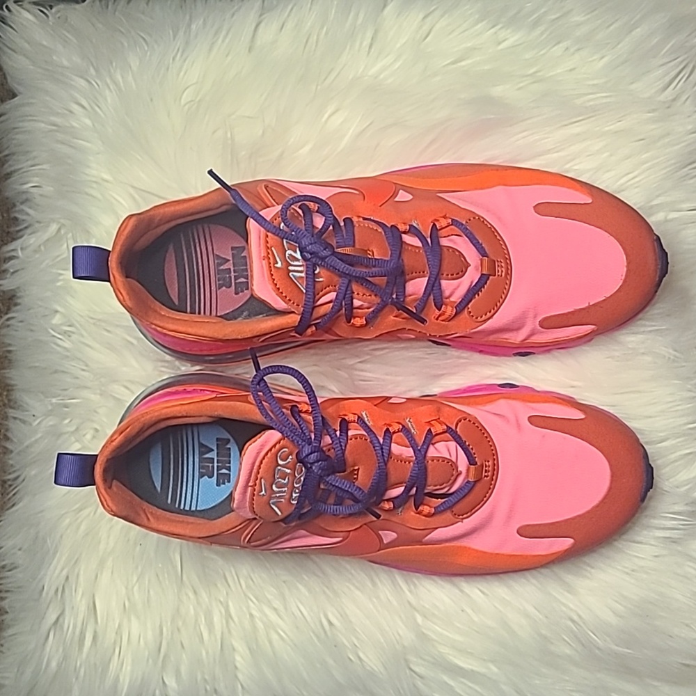 Nike Pink and Orange Sneakers Lightweight Performance